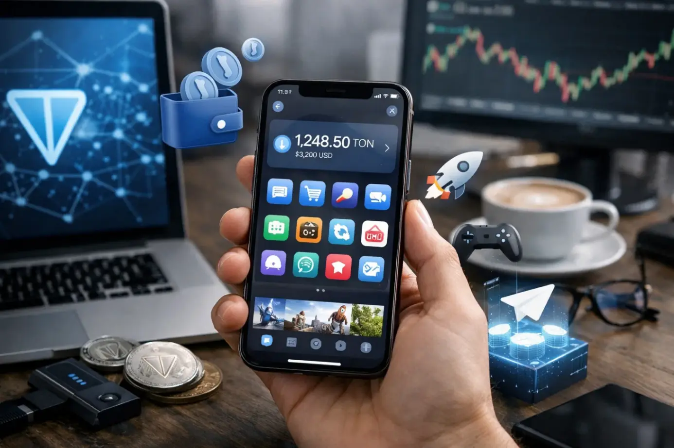 TON Wallet və mini apps kriptonun yeni dövrü